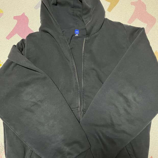 이지갭 후드집업 블랙 L