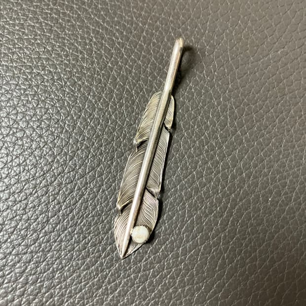 네이티브 아메리칸 실버 깃털 팬던트