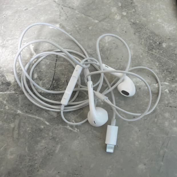 애플 정품 이어폰 8핀