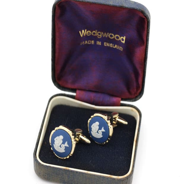 웨지우드 A등급 남자 명품 커프스 제스퍼