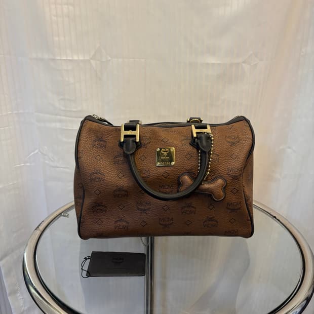 정품 MCM 비세토스 보스톤 토트백    