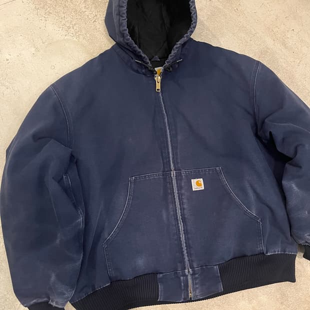 빈티지 칼하트 엑티브자켓 네이비