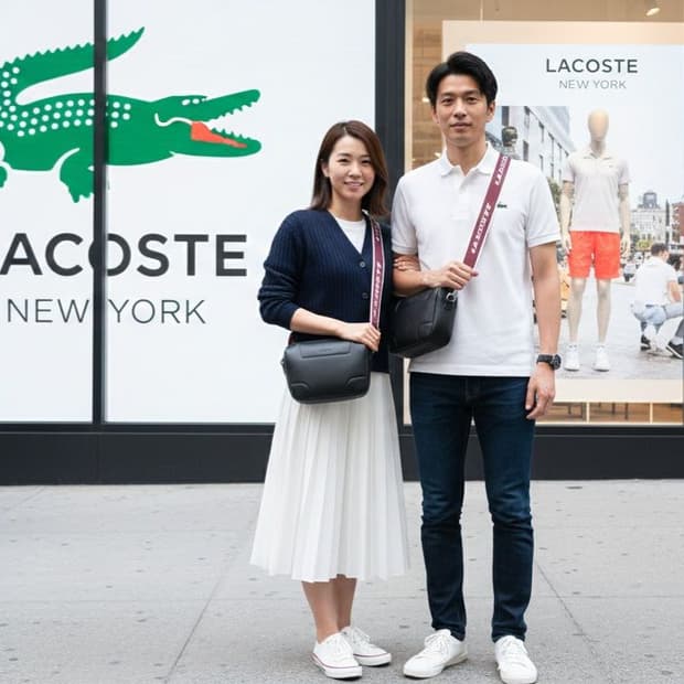 라코스테 오리지날 크로스백