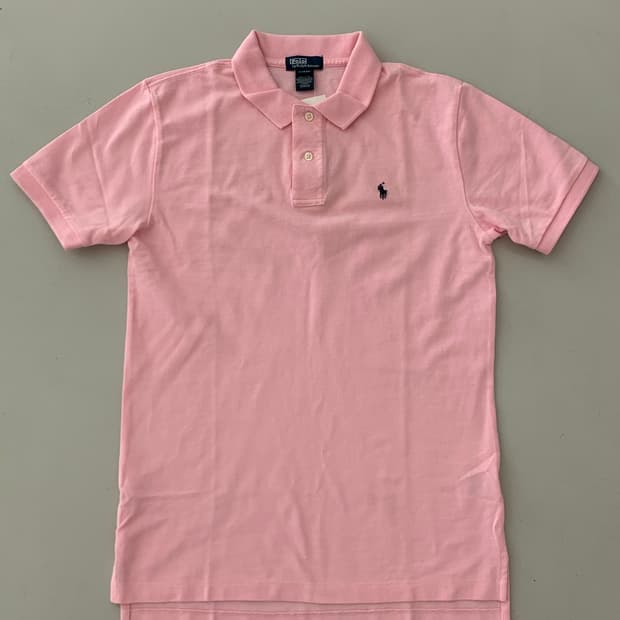 폴로 랄프로렌 보이즈 반팔 카라티 핑크  XL(18-20