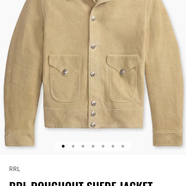 26ss rrl 아이보리 러프아웃 자켓 xl