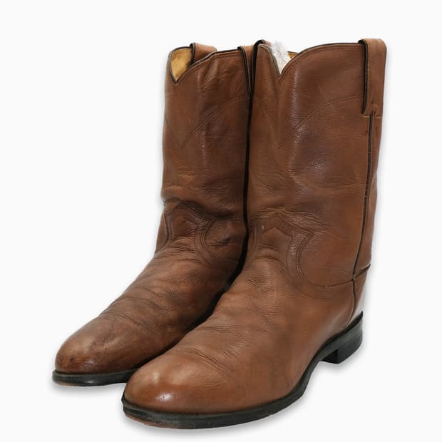 빈티지 저스틴 웨스턴 레더 부츠 9.5D(275)사이즈 BT27510