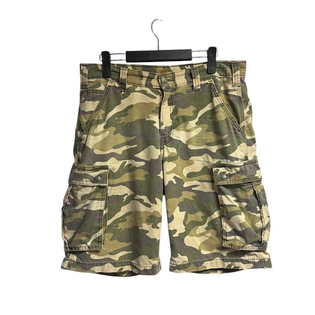 [Carhartt] 칼하트 릴렉스드핏 카펜터 카모 밀리터리 반바지 32
