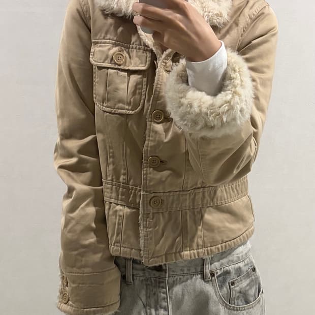 아베크롬비 쉐르파 카라퍼 자켓