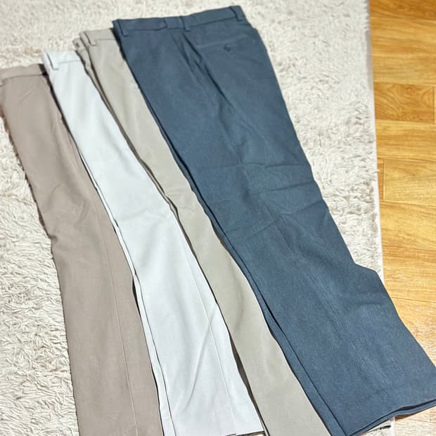 (새제품)무탠다드 슬랙스 29인치 4벌 일괄 판매