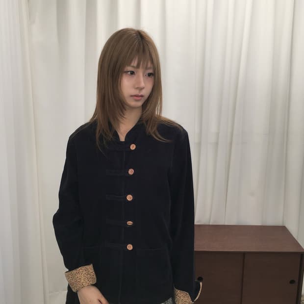 네이비 골덴 자켓