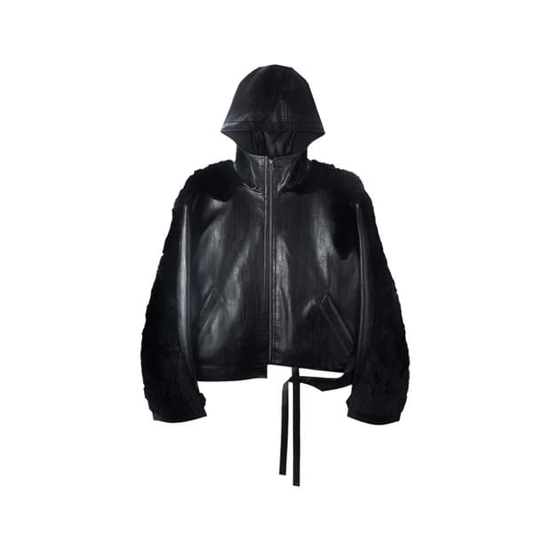 Aesynctx에이시넥틱스 SWAMP FAUX LEATHER JACKET