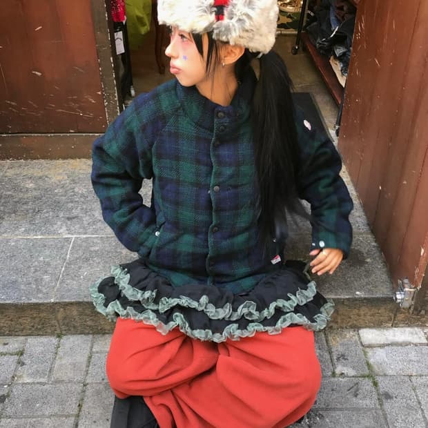 Bape Check Pattern Padded JK