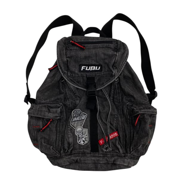 푸부 y2k 데님 빈티지백팩