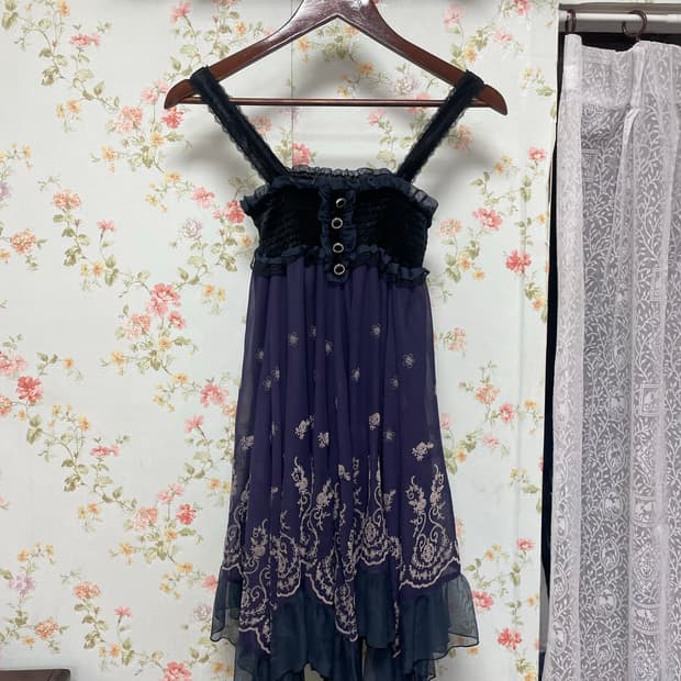 보헤미안 레이스 나시 원피스