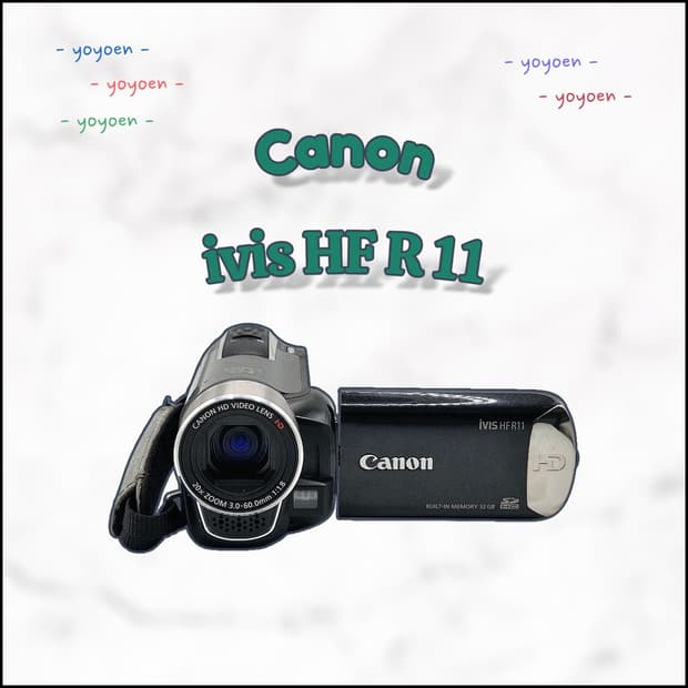 Canon Ivis HF R11 빈티지캠코더