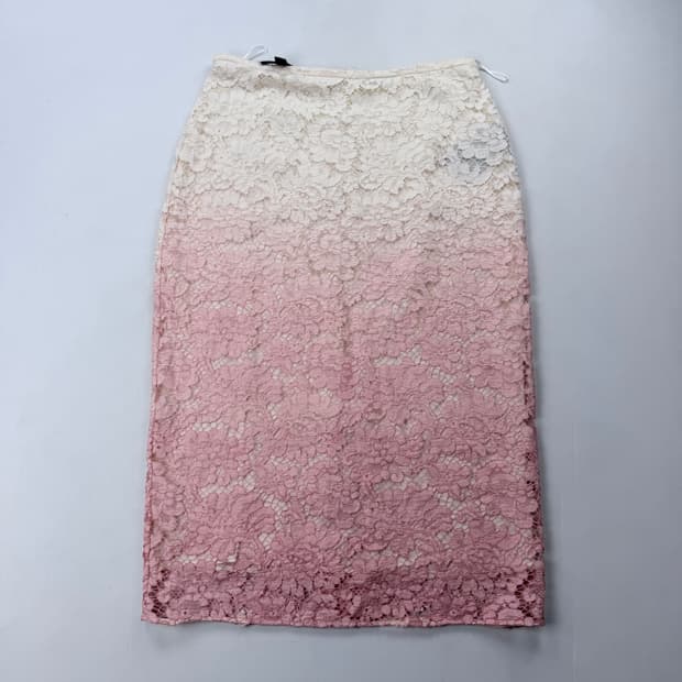 버버리 프로섬 플로럴 그라데이션 롱 스커트