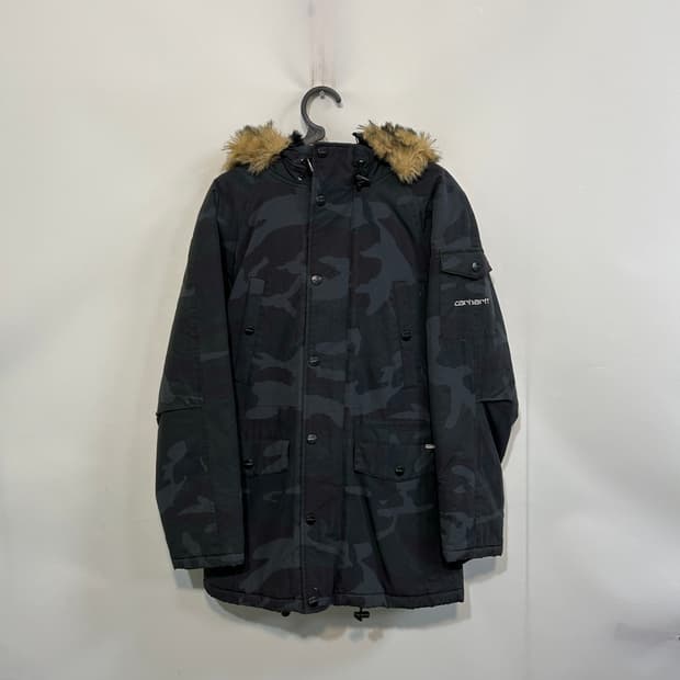 칼하트 남성 카모플라쥬 패딩 95 XS