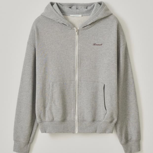 타낫 후드 집업 그레이 (새상품)