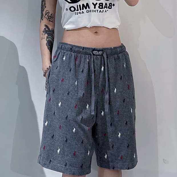폴로랄프로렌 멀티포니 코튼 하프팬츠