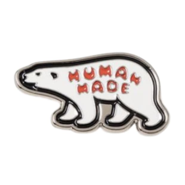 휴먼메이드 뱃지 애니멀 핀 #2 화이트
