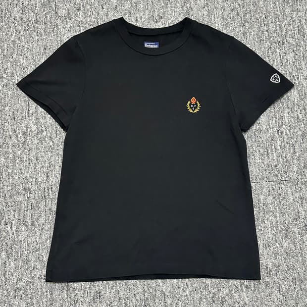 헤리티지플로스 반팔 티셔츠 블랙 s사이즈