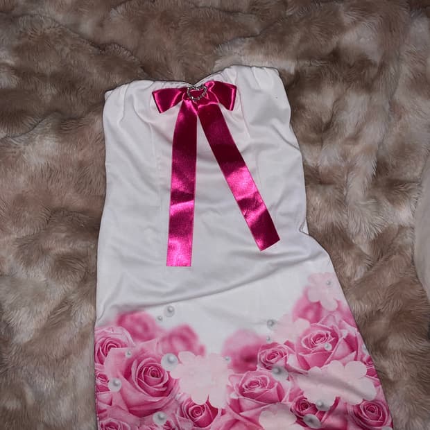 DaTuRa 장미 비즈 베어 드레스 갸루 오네갸루 히메갸루