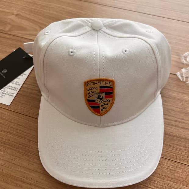 포르쉐 화이트 볼캡 새상품(정품)