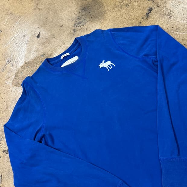 아베크롬비 블루 롱슬리브리스 