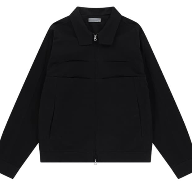 [2size] 산산기어 레이어 코튼 자켓 블랙