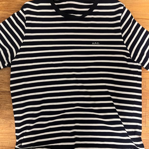 A.P.C. 아페쎄 스트라이프 반팔L