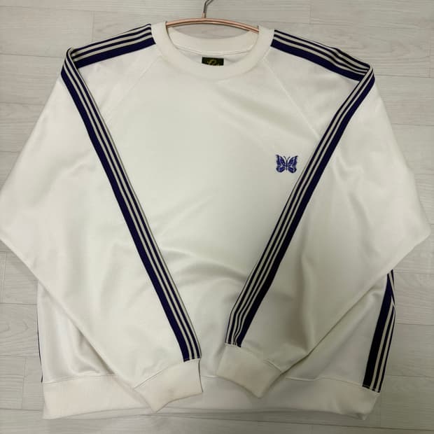 니들스 트랙 크루넥 ivory XL 사이즈