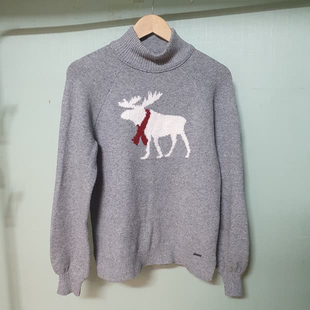 아베크롬비 터틀넥 니트 s