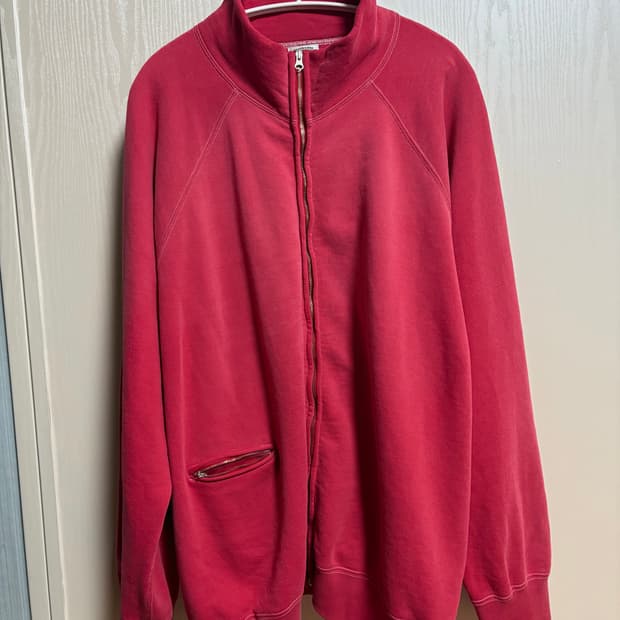 빈티지 집업 레드