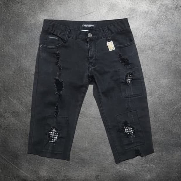 08/FW OG 16 CLASSIC LINE denim shorts