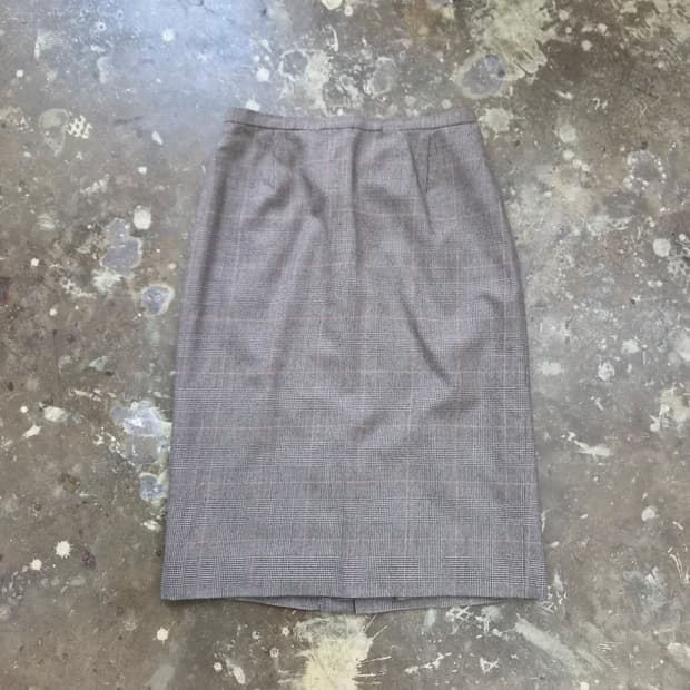 26) 버버리 체크스커트 치마