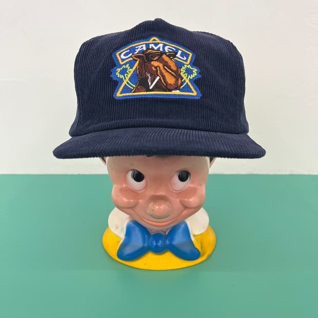 vintage 빈티지 조 카멜 코듀로이 모자 joe camel