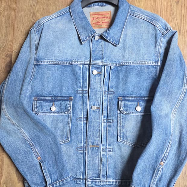아웃스탠딩 셀비지 데님 자켓 2세대 L.BlUE