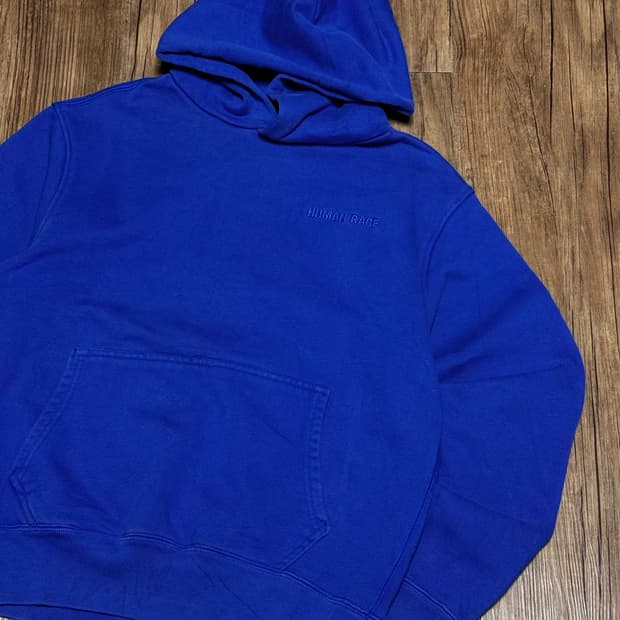 아디다스X퍼렐 윌리엄스 휴먼레이스 콜라보 후드 티셔츠