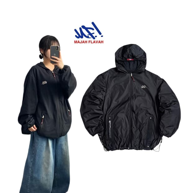 마자플라바 리버시블 올드스쿨 바람막이 자켓