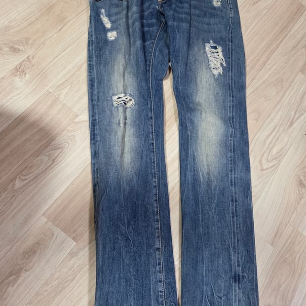 디스퀘어드2 딘앤댄 워싱 데님 팬츠 48(29~32)