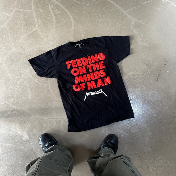 Metallica 프린팅 반팔 티셔츠 2019 