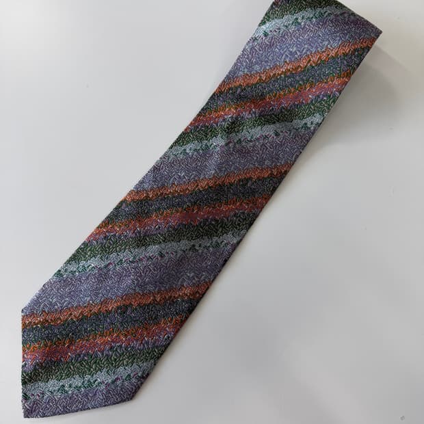 미쏘니 (Missoni) 실크 넥타이 10cm