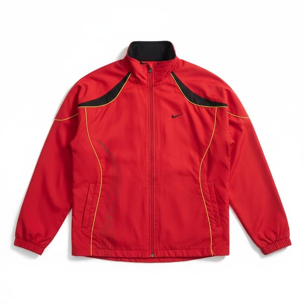 나이키 레드 바람막이 자켓