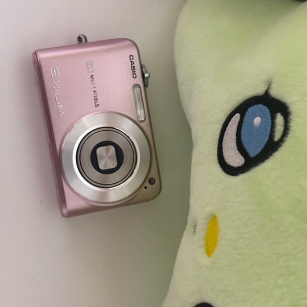 카시오 엑슬림 Z1050 핑크 디지털 카메라