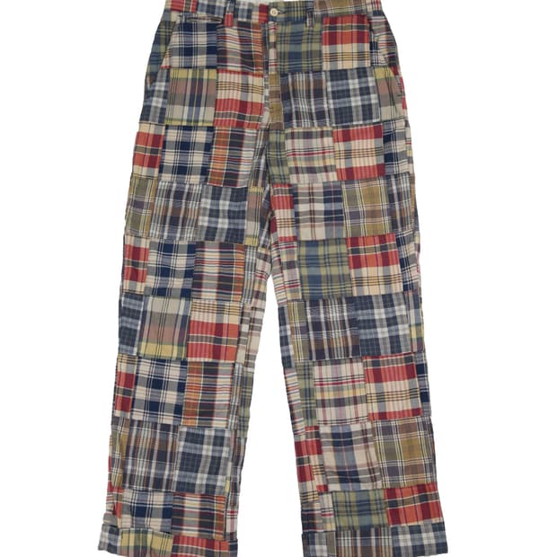 폴로 마드라스 패치워크 팬츠 32 (32~33)