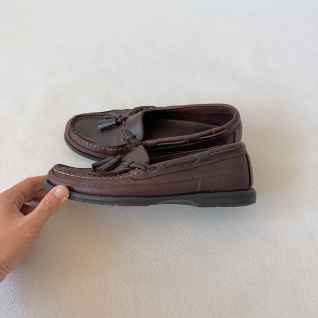 [MEN'S 8M]스페리(Sperry) 레더 보트슈즈