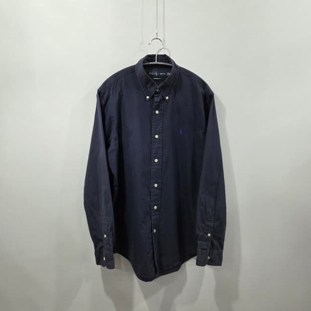 폴로랄프로렌 버튼다운 솔리드 셔츠 M