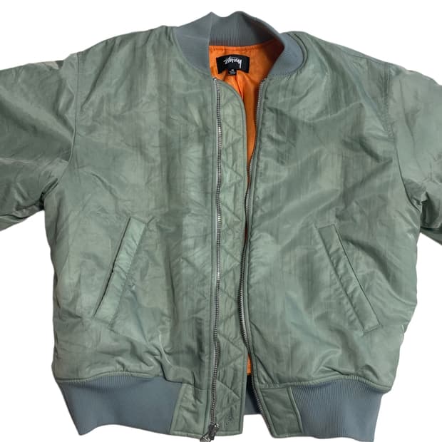 스투시 퀼티드 봄버 자켓 (Stüssy Nylon Di