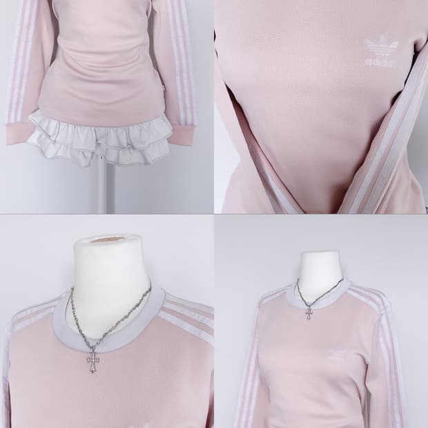 아디다스 핑크 롱슬리브 S