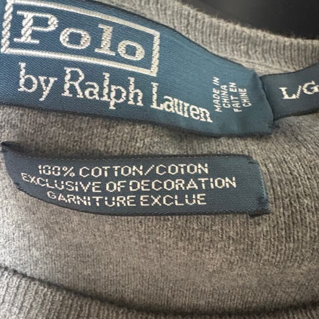 그레이 버건디 폴로 니트